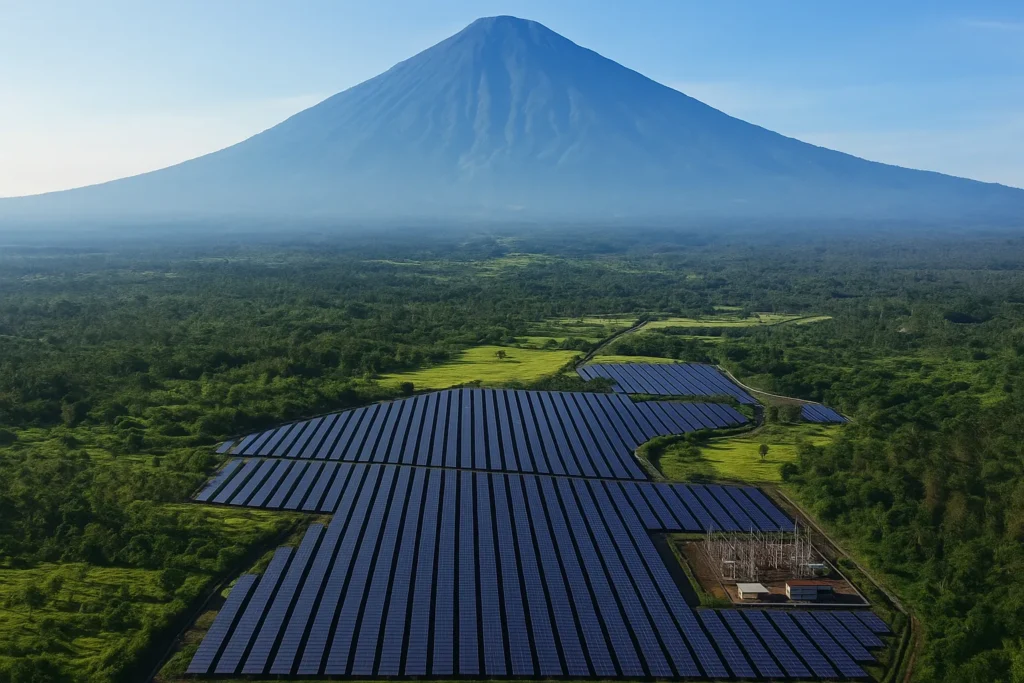 Pabrik panel surya di Indonesia - industri PLTS 2024