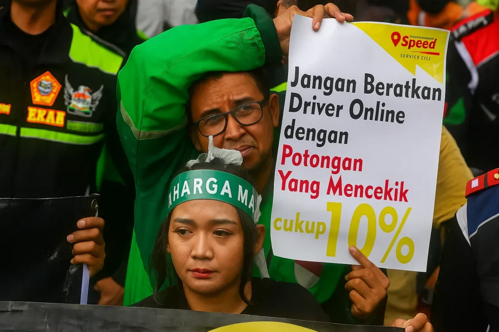 Polemik komisi ojol 10 persen vs kenaikan tarif