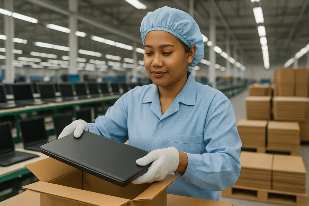 Grafik peningkatan impor bahan baku industri 2025